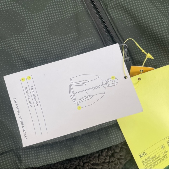 All In Motion Olive Green Men's Jacket with Faux Fur Inside Camo Print Size XXL - Picture 4 of 6